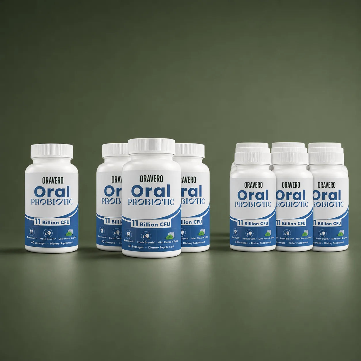 Oravero 1, 3, and 6 bottle bundles